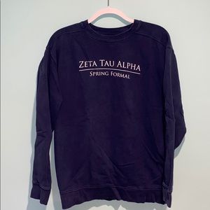 Zeta Tau Alpha Formal Crew Neck
